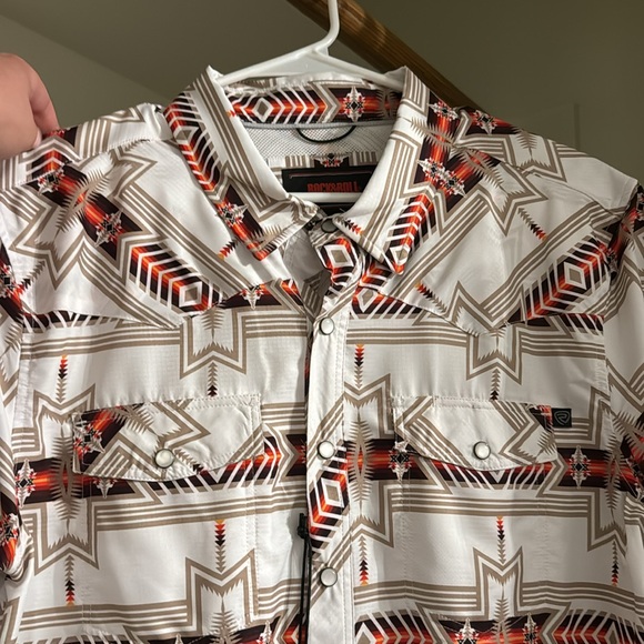 Aztec striped unisex shirt - Picture 2 of 3